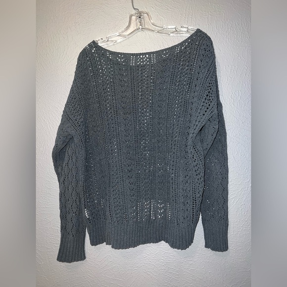 Maurice's Matte Chenille Pointelle Pullover sweater - Picture 2 of 7